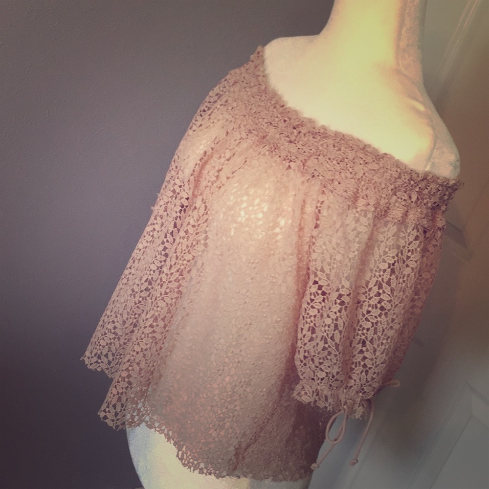 Zara Basic Collection Lace Top